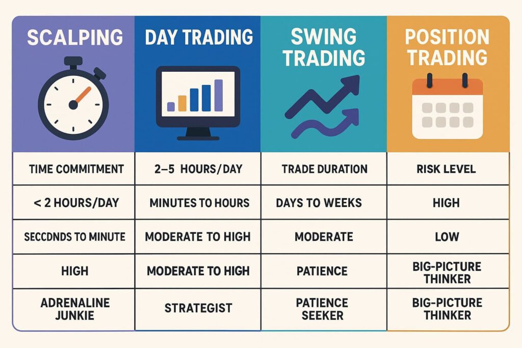 Comparison of Forex Trading Styles