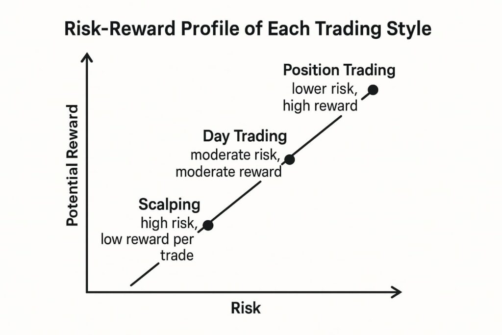Risk vs. Reward Across Trading Styles