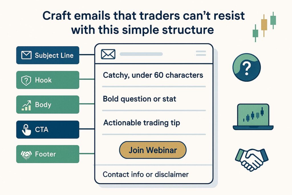 high-converting email, highlighting key elements