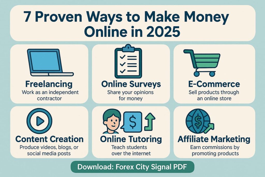 7 Proven Ways to Make Money Online in 2025